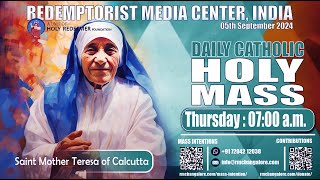 Catholic Holy Mass  Saint Mother Teresa of Calcutta 5th September 2024 Thursday [upl. by Marston]