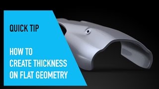 Quick Tip  Creating thickness on flat geometry in C4D [upl. by Kristine]