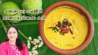 Chemmeen Chakkakuru Muringakka Manga Curry ചക്കക്കുരു ചെമ്മീൻ മാങ്ങാ മുരിങ്ങക്ക കറി  Mango Curry [upl. by Kcirdnekel]