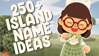 250 ACNH ISLAND NAME IDEAS  Animal Crossing New Horizons [upl. by Gide]