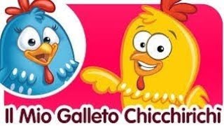 ll mio Galleto Chicchirichì Gallina Puntolina 2 canzoni infantileu piconi picozi conna a bebés [upl. by Nnayllas]