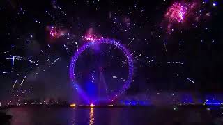 BBC London New Year Fireworks 2018 [upl. by Judus]