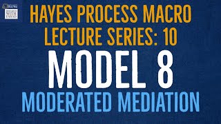 10 SPSS Hayes Process Macro  Model 8  Moderated Mediation [upl. by Urbanna]