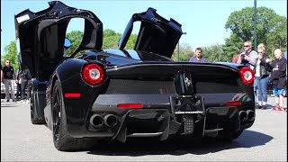 Ferrari LaFerrari Startup LOUD Revs and Walk Around [upl. by Anirtruc]