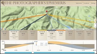 The Photographers Ephemeris Tutorial  Amazing amp Free Landscape Photography Planning Tool [upl. by Gibbon]