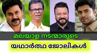 മലയാള നടന്മാർ ചെയ്തിരുന്ന ജോലികൾ കേട്ടാൽ ഞെട്ടും😳🥺 Malayalam film actors real jobs 😵🤯 [upl. by Lizzy]