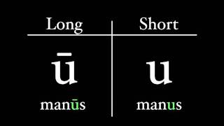 The Latin Alphabet  Vowel Pronunciation [upl. by Watts]