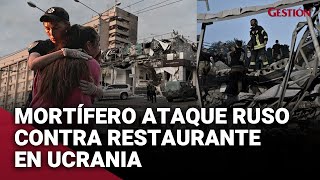 BOMBARDEO RUSO en restaurante de UCRANIA deja FALLECIDOS y 3 sobrevivientes colombianos [upl. by Suidaht]