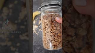 Homemade Granola glutenfree granola oatsrecipe oats recipe easyrecipe kolaytarifler [upl. by Ellenaej162]