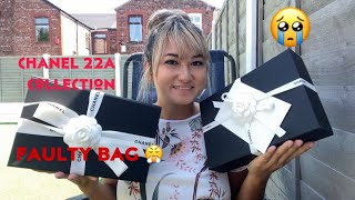 CHANEL 22A collection double unboxing I’ve received faulty bag 😭 sold out in UK [upl. by Buzzell200]