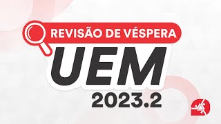 Revisão de Véspera UEM 20232 [upl. by Hadias]