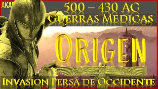 GRECIA  Las INVASIONES PERSAS【500430 AC】💥🛑 GUERRAS MEDICAS ATENAS ESPARTA 💥 DOCUMENTAL [upl. by Lenno]