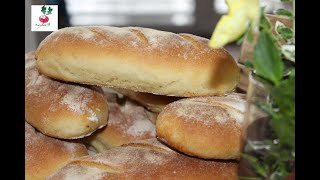 PANE MORBIDO DI SEMOLA E FARINA RICETTA FACILE E VELOCE pane di semola rimacinata e farina normale [upl. by Elli]