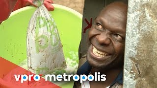 Pooping in a bag in Kenya for a cleaner neighborhood  vpro Metropolis [upl. by Llenrep]