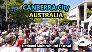 CANBERRA City Centre AUSTRALIA  National Multicultural Festival [upl. by Sipple]