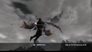 Skyrim Mods PC  Aerial Combat vs Dragons PCEA2 Hover Animations  Flying Spell [upl. by Doak]