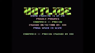 Commodore 64 demo Hotline  Cybernoid II preview cracktro 1988 [upl. by Oza]