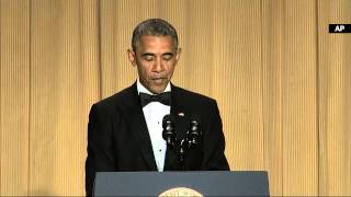 Obama Gets ‘Anger Translator’ at Media Dinner in Washington [upl. by Greiner]