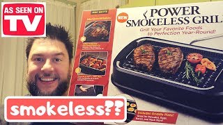 Power Smokeless Grill As seen on TV Power Smokeless Grill Put to the test 1 96 [upl. by Somerville450]