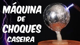 Como fazer uma MÁQUINA DE CHOQUES caseira para FEIRA DE CIÊNCIAS [upl. by Vevina]