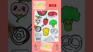 Color Your Plate Fun Food Doodles for Every Food Lover [upl. by Sirap]