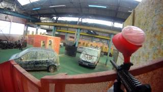 GoPro  Asylum Indoor Paintball [upl. by Ecinad]