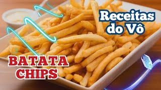 BATATA CHIPS na AIRFRYER [upl. by Notna511]