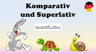 Learn German in Sinhala Lesson 38 Komparativ und Superlativ germandeutschlernen germanlanguage [upl. by Ronyar]