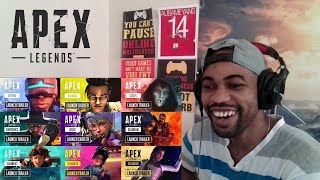 Apex Legends All Cinematic Launch Trailers REACTION [upl. by Berna626]