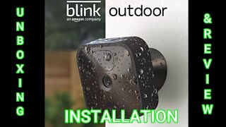 BLINK OUTDOOR CAMERA UNBOXING amp REVIEW [upl. by Leachim]