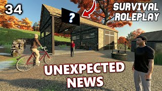 UNEXPECTED NEWS  Survival Roleplay  Episode 34 [upl. by Kinghorn]