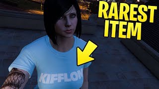 GTA Online DID YOU KNOW  How to Get the Rarest Item The Kifflom Tshirt [upl. by Nyllek965]