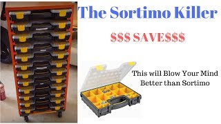 DIY Organizer for HarborFreight Storage Boxes like Sortimo Storage Rack [upl. by Noda]