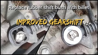 R8 Manual  Improved gearshift  Howto shift bush replacement  REPerformance Billet Bush kit [upl. by Wilmar472]