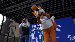 Migaj z nami  Dan slovenskega športa 2024 osrednji dogodek v Ljubljani [upl. by Enitsyrk59]