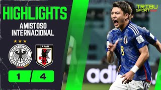 ALEMANIA 1  4 JAPÓN  RESUMEN  AMISTOSO INTERNACIONAL ⚽🌏 [upl. by Chandler]