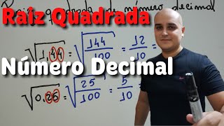 Raiz Quadrada de Número Decimal [upl. by Yadsnil114]