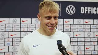 Lennard Maloney  POSTMATCH MIXED ZONE  USMNT vs Ghana  October 17 2023 [upl. by Sax146]