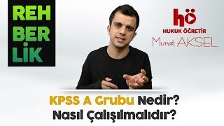 Kpss A Grubu Nedir ve Nasıl Çalışılmalıdır   Murat AKSEL [upl. by Duwe]