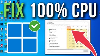 How To Fix 100 CPU Usage Windows 1011  Fix High CPU Usage [upl. by Bearnard389]