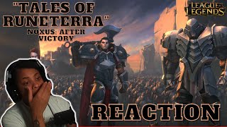 REVOLUTION quotTALES OF RUNETERRA NOXUSquot REACTION  League of Legends [upl. by Ayouqat30]