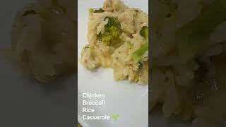 Chicken Broccoli Rice Casserole 🌱food vegan casserole [upl. by Ennybor]