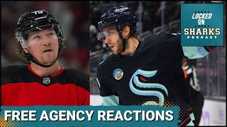 The San Jose Sharks Spend On Tyler Toffoli And Alex Wennberg In the First Day Of Free Agency [upl. by Osicran]