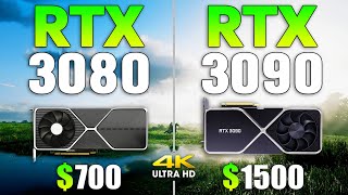 RTX 3090 vs RTX 3080 Test in 8 Games [upl. by Drye]