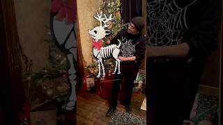 Skeleton Reindeer DIY Making a boring Christmas decoration better [upl. by Okihcas797]