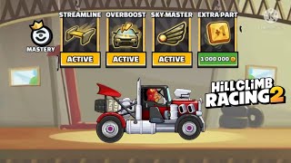 Hill climb racing 2  RACING TRUCK MASTERY AND FULLY UPGRADED [upl. by Annid]