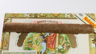 Romeo y Julieta Cazadores Cuban Cigar Unboxing Box Date June 1998 Cuban Cigar Review [upl. by Ahsienal]