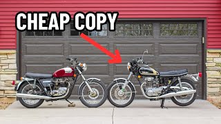 Is The Copy Really Better Yamaha XS650 VS Triumph T140 Bonneville [upl. by Atiuqer]