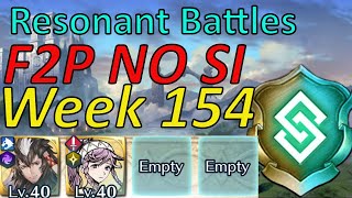 Resonant Battles Week 154 Guide F2P NO SI easy Harmonic inclusion FEH [upl. by Reaht290]