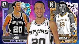 THE GRIND DOESNT STOP Going for Galaxy Opal Manu Ginobili and JJJ on the New Account NBA 2k24 LIVE [upl. by Airotel]